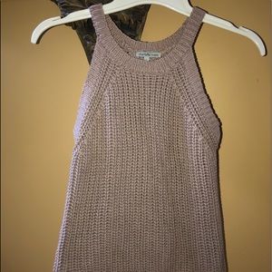 Tan halter top